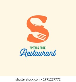 Logotipo inicial de S Spoon and Fork Restaurant