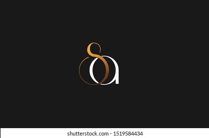 Initial SA Letter Logo Design