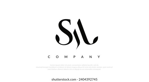 Initial SA Logo Design Vector 