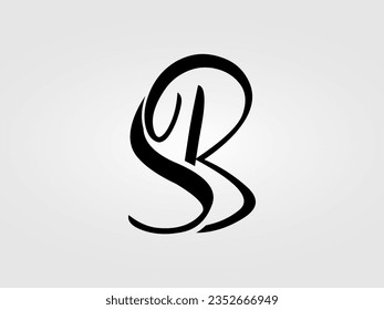Initial SB letter Logo Design vector Template. Monogram, lettermark SB logo Design