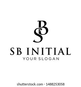 Initial SB S B Logo Design Template