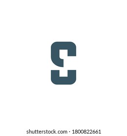 Initial SC Letter Logo Design