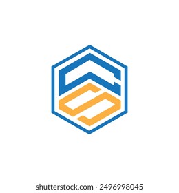 Initial SC logo vector logo for business. letter sc logo 