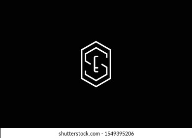 Initial SE ES Letter Logo Design Vector Template. Monogram and Creative Alphabet S E Letters icon Illustration.