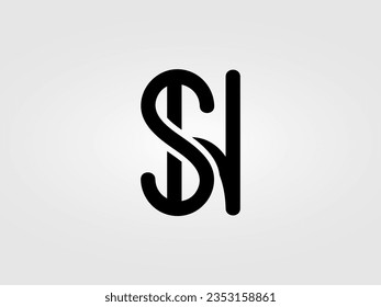 Plantilla vectorial de diseño del logotipo de la letra SH inicial. Monograma, marca de lettermark SH Diseño