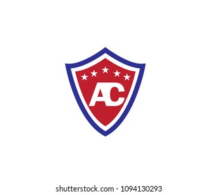 initial shield logo