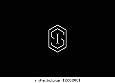 Initial SI IS Letter Logo Design Vector Template. Monogram and Creative Alphabet S I Letters icon Illustration.