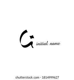 Initial and signature logo for business and individual. Nice look and design