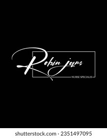 Una plantilla de ilustración vectorial de diseño inicial del logotipo de la firma (firma de correo, firma de carta, moda, camisas, cualquier marca, etc.).