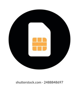 Initial sim Logo combine with letter O vector template