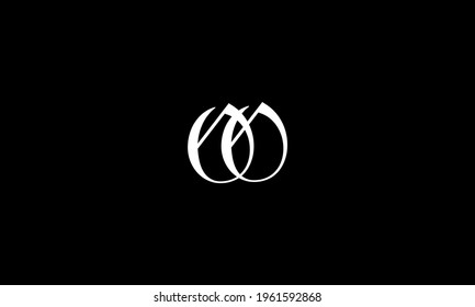Initial Simple Letter OO Logo Design Vector Template. Abstract Minimal OO Letter Logo Design