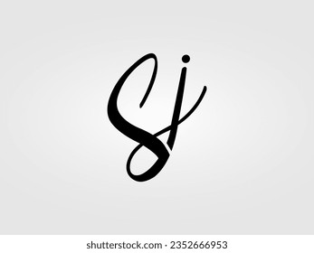 Initial SJ letter Logo Design vector Template. Monogram, lettermark SJ logo Design