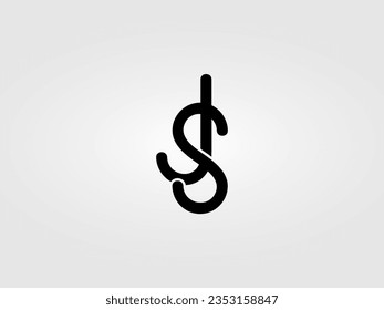 Initial SJ letter Logo Design vector Template. Monogram, lettermark SJ logo Design