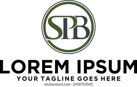 Initial SPB letters logo idea