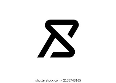 Initial SR RS modern monogram and elegant logo design, Professional Letters Vector Icon Logo on background.