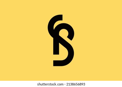 Initial SR RS modern monogram and elegant logo design, Professional Letters Vector Icon Logo on luxury background.