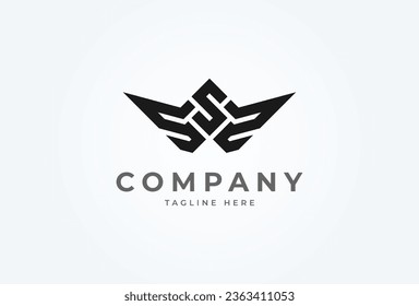 Initial SSS logo. monogram logo design combination of triple S. vector illustration