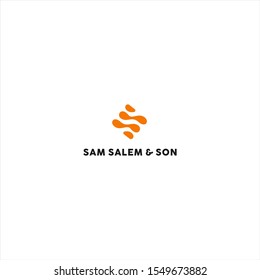 Initial SSS Logo Template Design