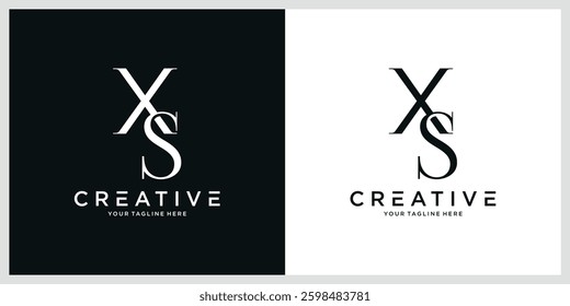 Initial SX letter logo design vector
