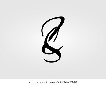 Initial SZ letter Logo Design vector Template. Monogram, lettermark SZ logo Design