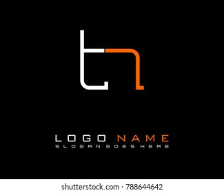 Initial T & H minimalist logo template vector