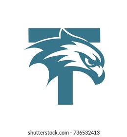 Initial T Hawk Face Aqua Color  
