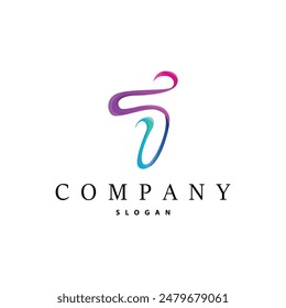 Initial T Letter Alphabet Logo Modern and Luxury Design Icon Vector Template Element