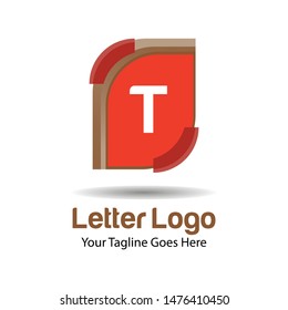 initial T Letter Logo Icon.Modern design.Vector illustration