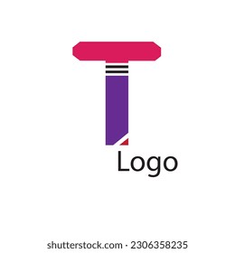 Initial T letter luxury beauty flourishes ornament monogram logo Swoosh Letter Logo Design for business and company identity. Water Wave T Logo with modern trendy