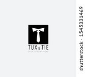initial T like Tie and square logo designs