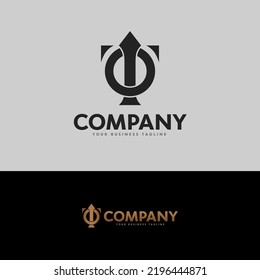 Initial T O Elegant Logo Design, Initial Signature Creative Template