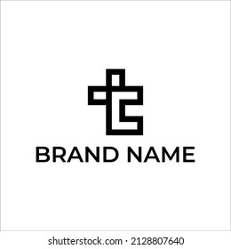 Initial TC Monogram Creative Logo