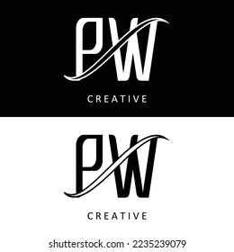 Initial template, Letter Luxury Logos . suitable for company logos, restaurants, online shops, etc