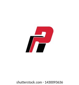 Initial text Np, Creative for business template icon