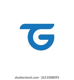 Initial TG Logo Design Vector template, letter tg initial logo design vector template, tg icon for company, t g symbol for band, t g shape for any company, gt logo, gt icon, gt symbol, gt initial