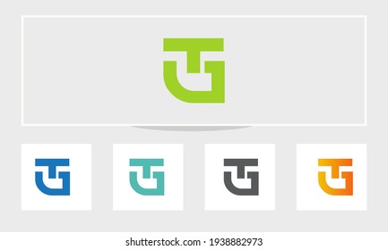 Initial TG Unique, attractive and creative modern logo. TG or GT letter logo.
