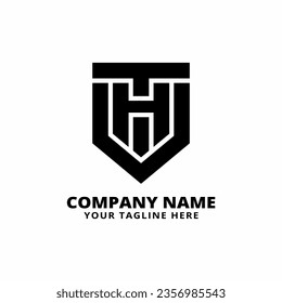 initial thv logo vector abstract illustration