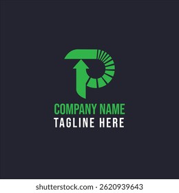 Initial  TP Letter Logo Design vector Template