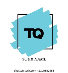 Initial TQ logo template vector illustration
