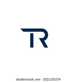 
Initial TR  Logo Design Vector