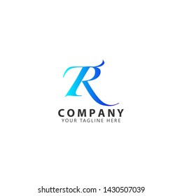 Initial TR Logo Modern Design Vector