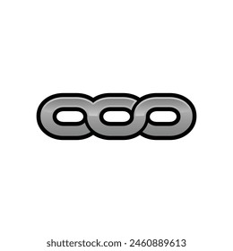 Initial Triple O unique modern design, creative design template
