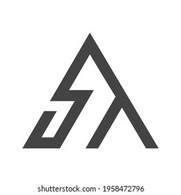 Initial TS Letter Logo Design Vector Template.