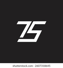 Initial TS letter logo modern and unique.