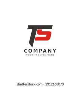 Initial TS Logo Design Vector