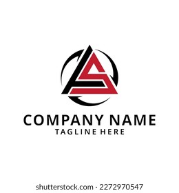 initial TS Logo. ST Letter Icon Design Vector Illustration.