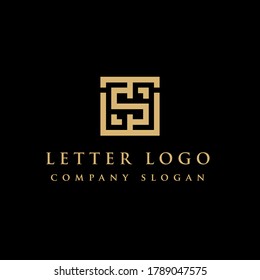 Initial TS ST Logo Design Element, Vector Initial Letter Branding Logo