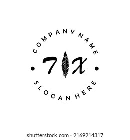 Ursprüngliche TX-Buchstaben-Logo, Vektorgrafik