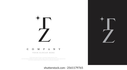 Initial TZ Logo Design Vector 