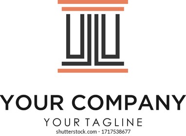 initial u law firm logo